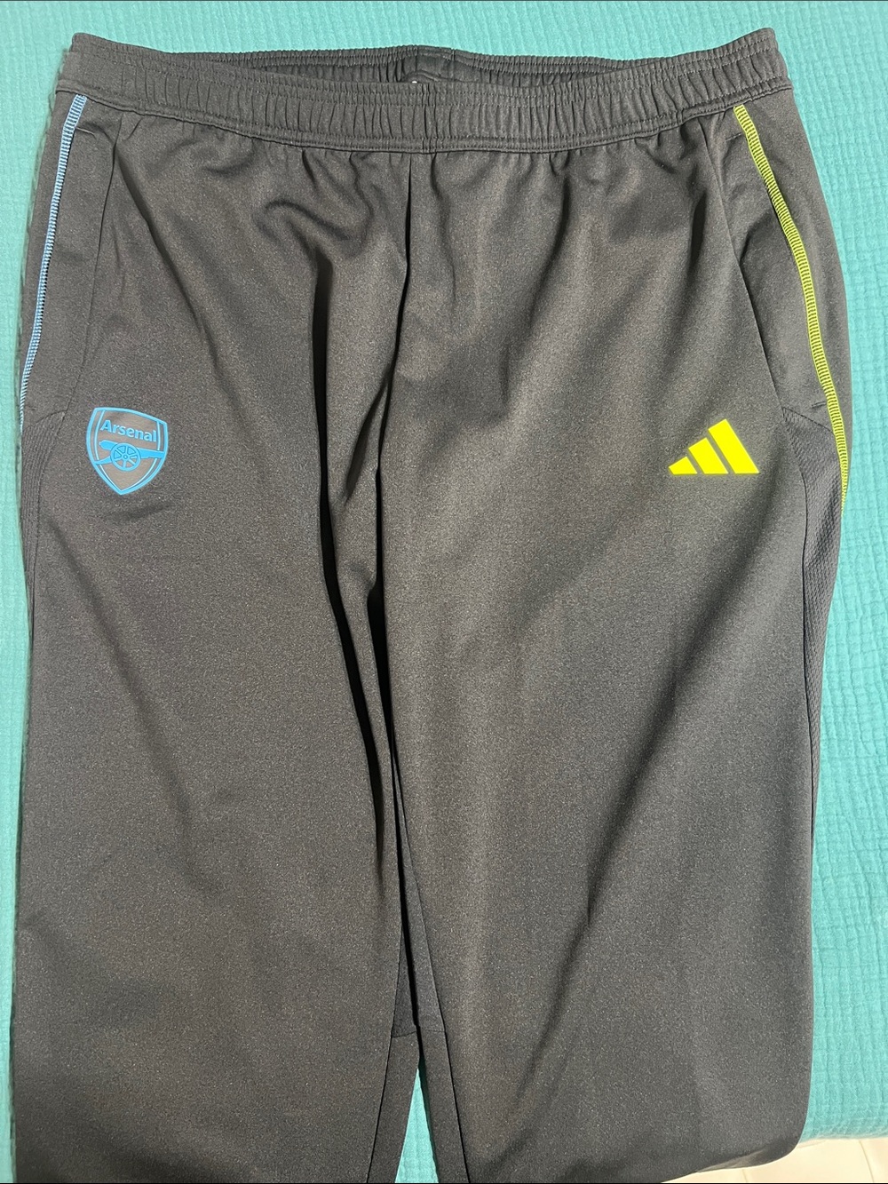 Adidas Arsenal FC Soccer Tiro Training Pants Black